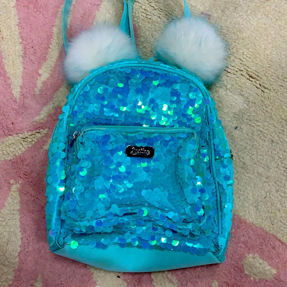 Beautiful Turquoise Justice small backpack